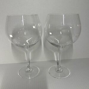 Set of 2 Waterford Robert Mondavi Crystal Cabernet Wine Glasses